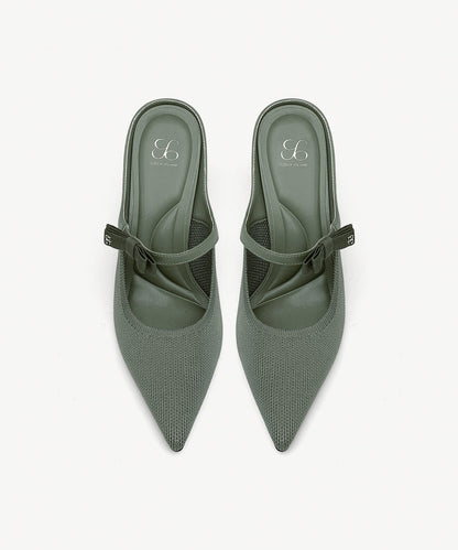 GraceLithe Pointed Toe Heeled Mule