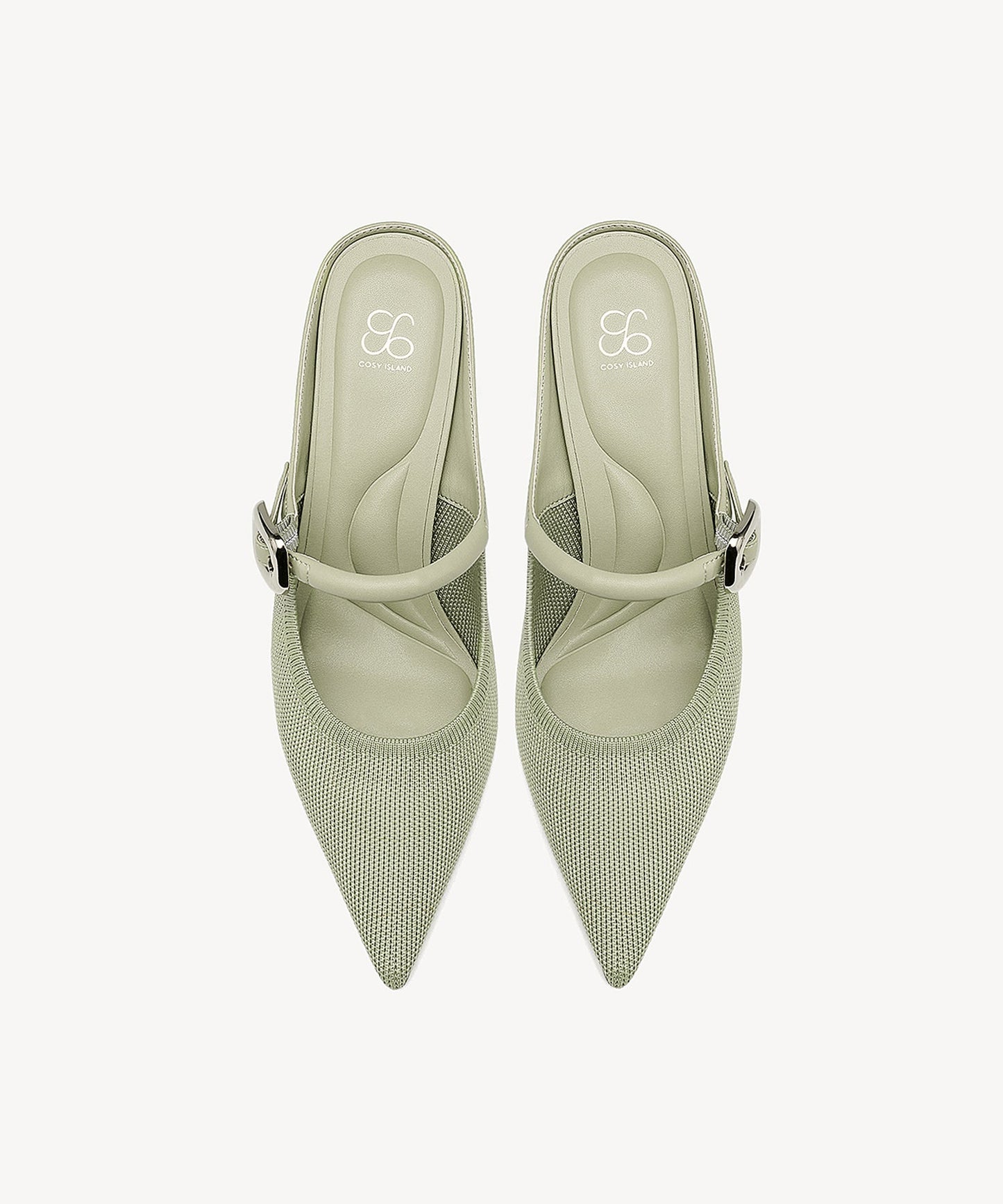 GraceLithe Pointed Toe Heeled Mule