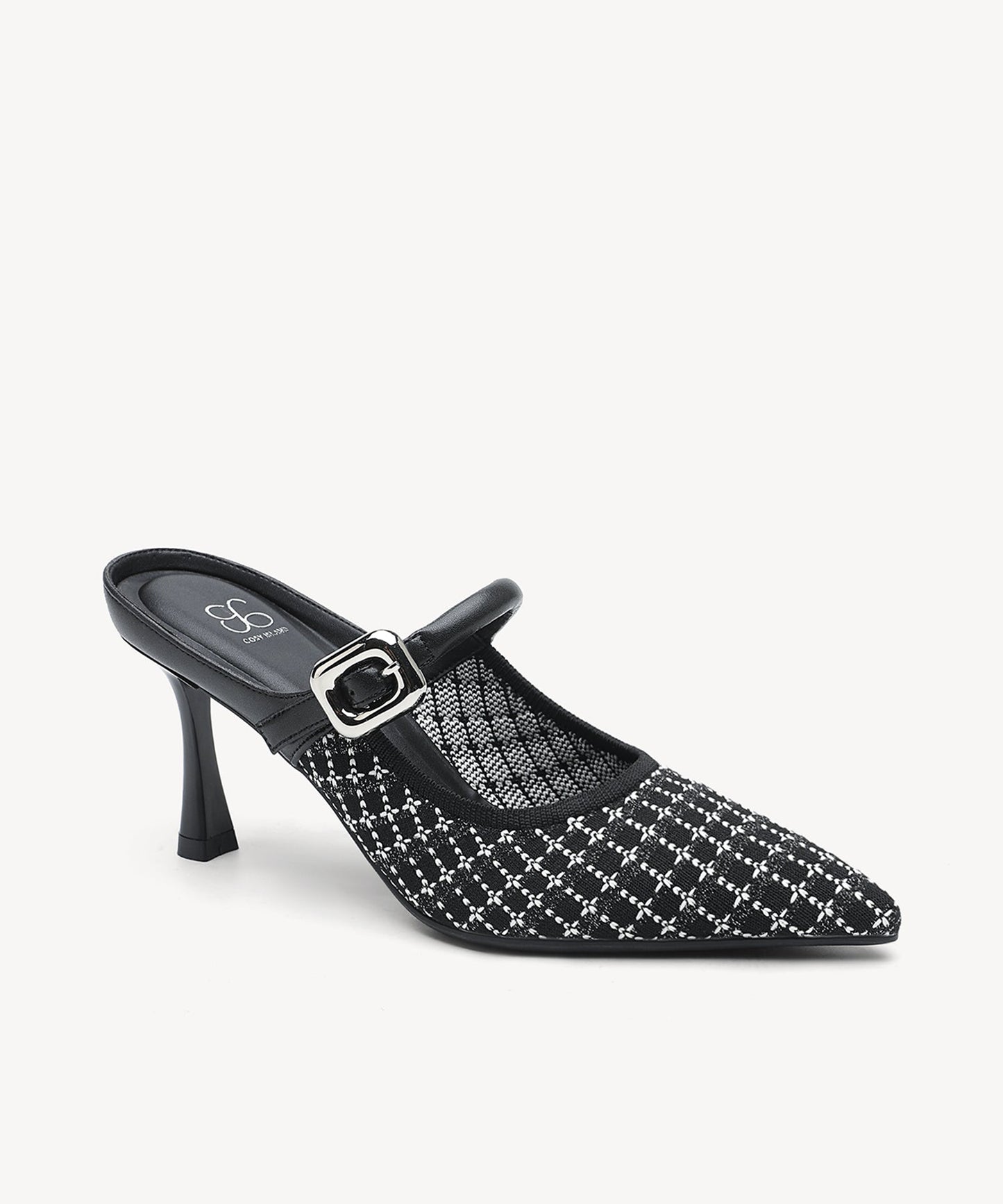 GraceLithe Pointed Toe Heeled Mule