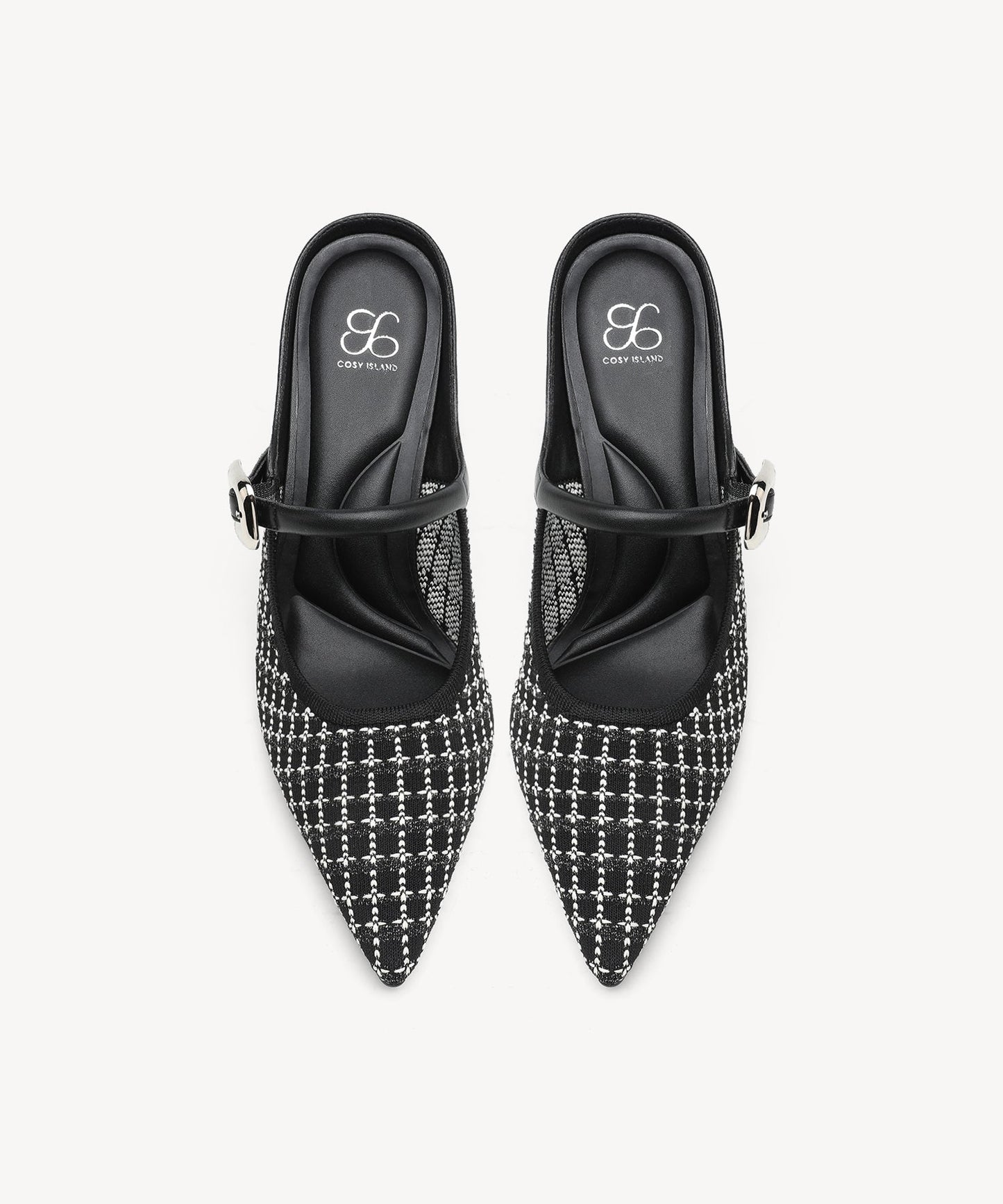 GraceLithe Pointed Toe Heeled Mule