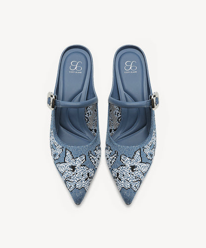 GraceLithe Pointed Toe Heeled Mule