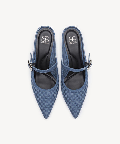 GraceLithe Pointed Toe Heeled Mule
