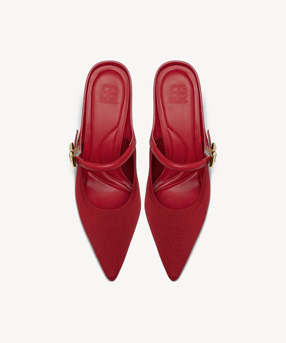 GraceLithe Pointed Toe Heeled Mule