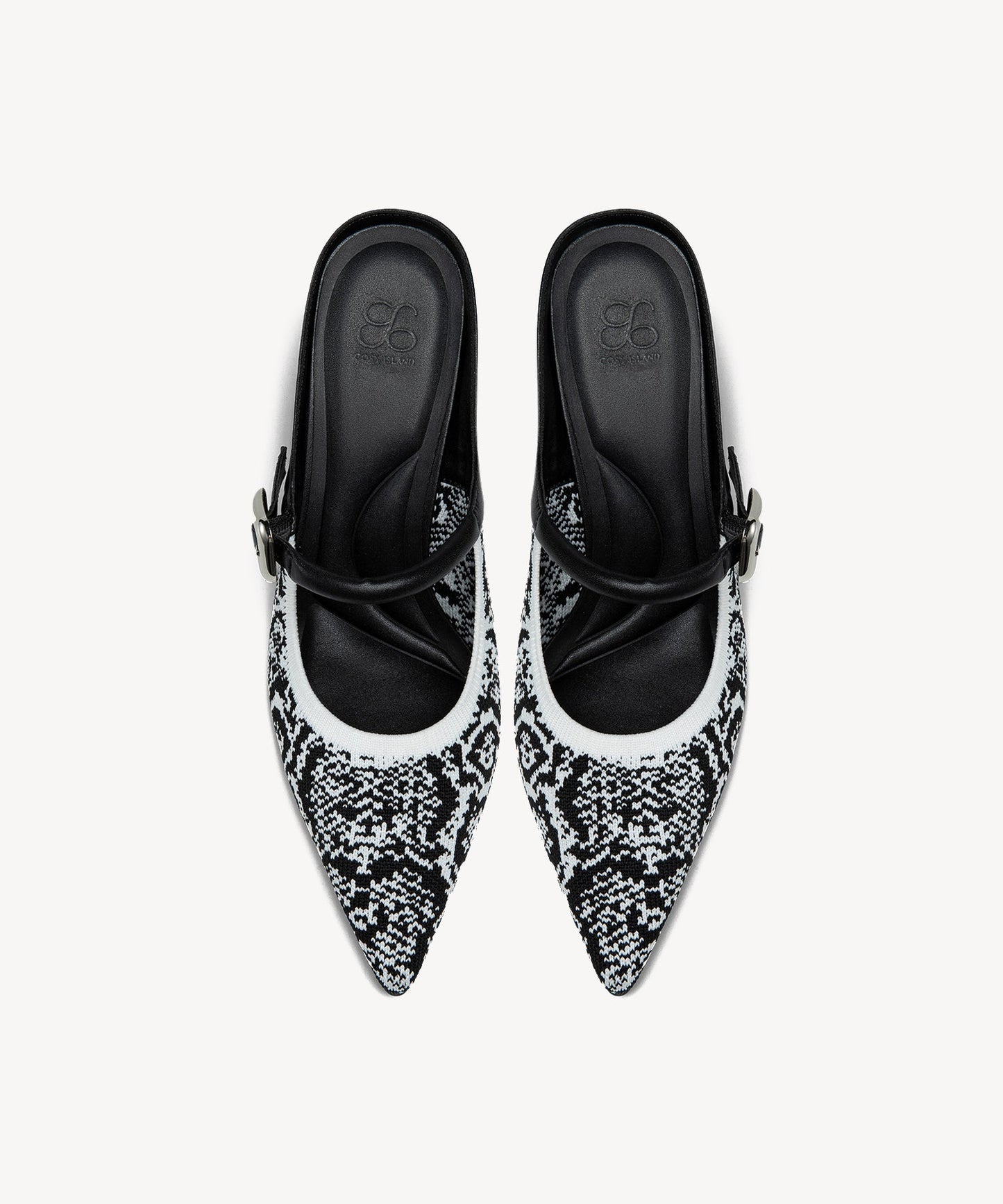 GraceLithe Pointed Toe Heeled Mule