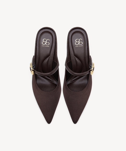 GraceLithe Pointed Toe Heeled Mule
