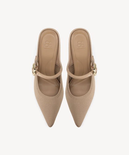 GraceLithe Pointed Toe Heeled Mule