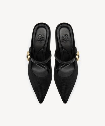 GraceLithe Pointed Toe Heeled Mule