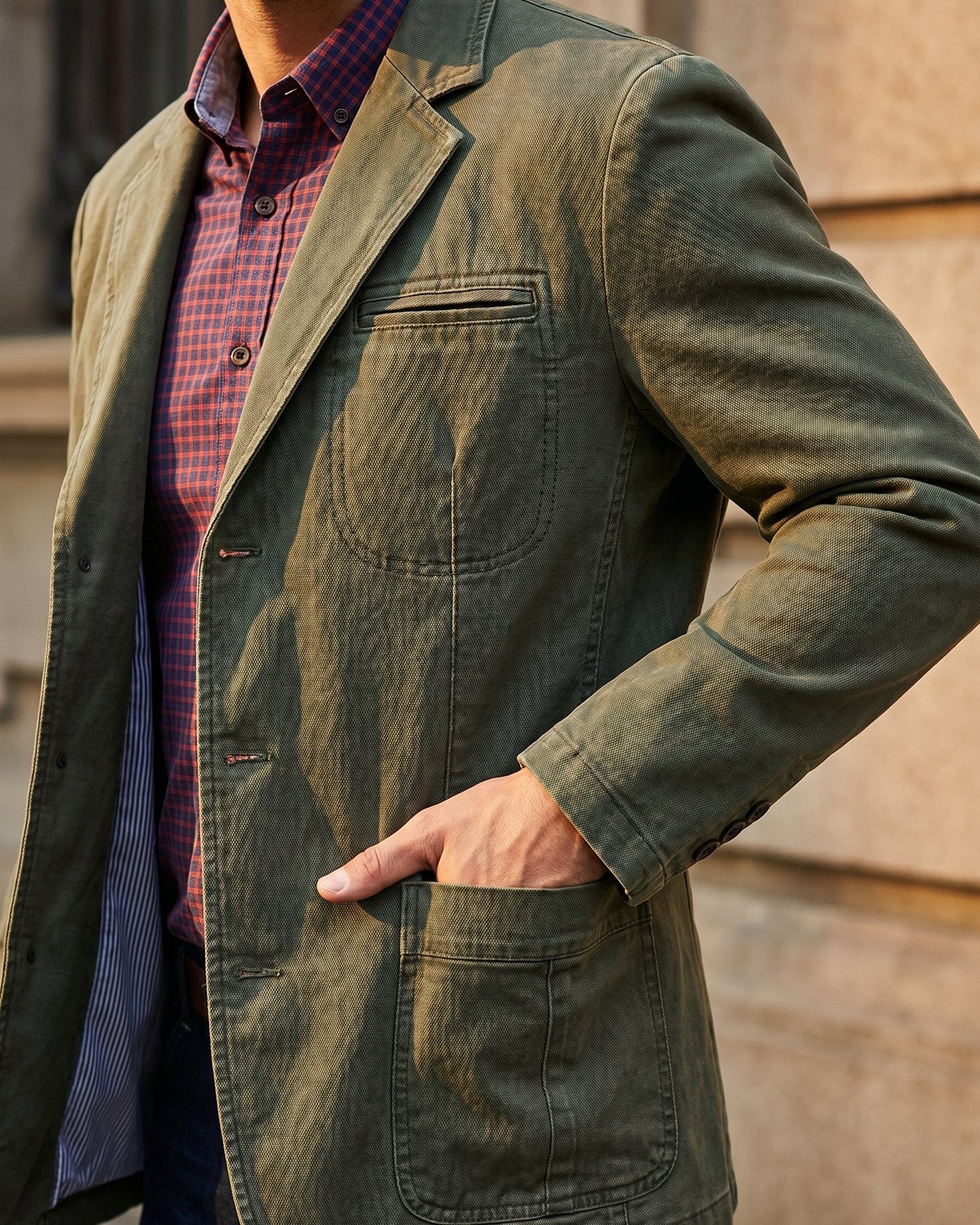 Westbridge Denim Blazer