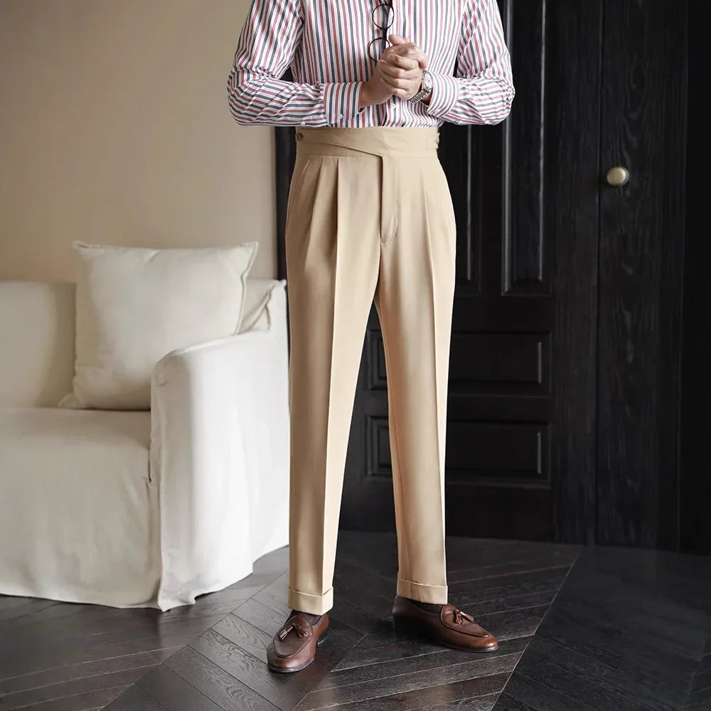 Harlow Plaid Tailored Trousers