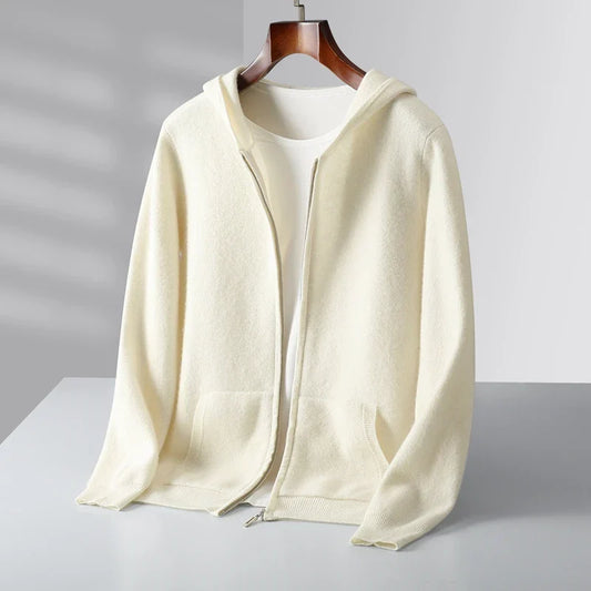 Caruso Cashmere Zip Hoodie