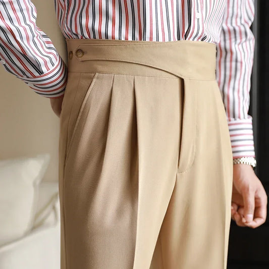 Harlow Plaid Tailored Trousers