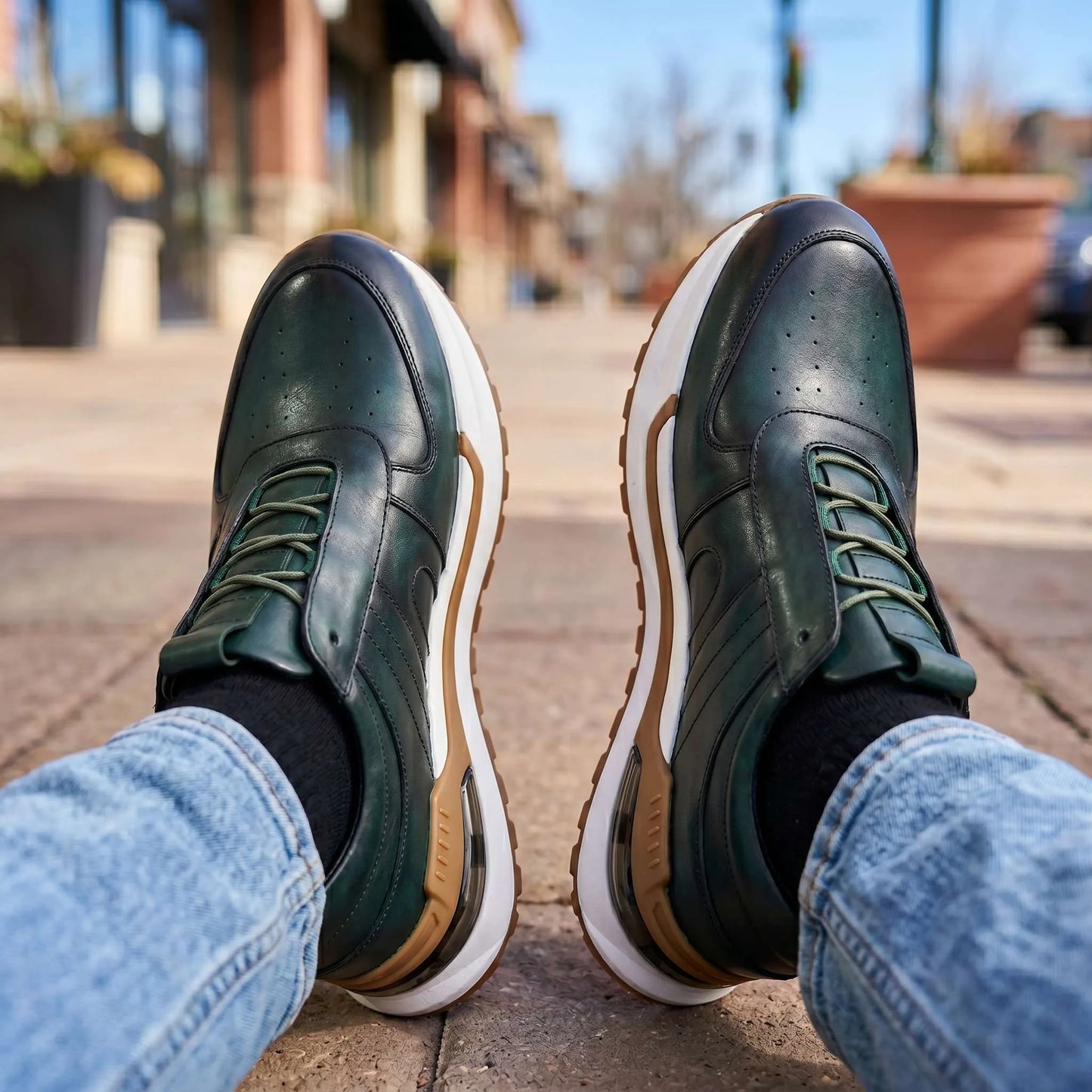 Bryant Air Leather Sneakers