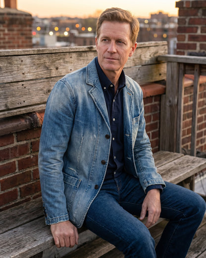 Westbridge Denim Blazer